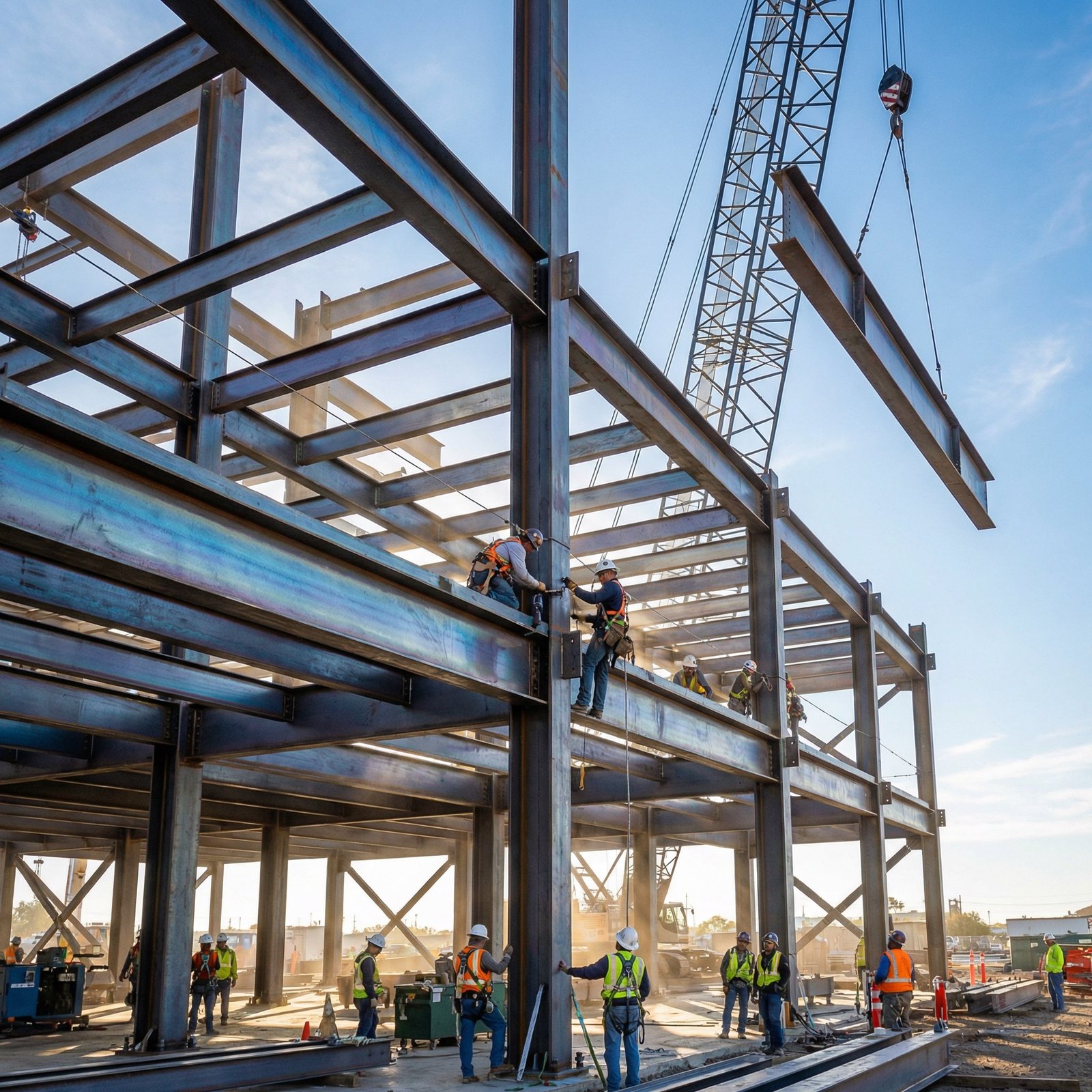3D structural steel model