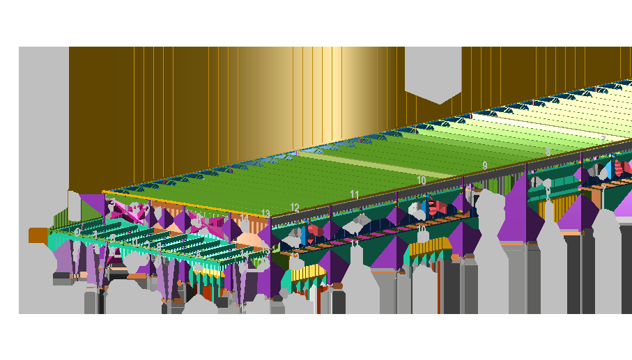 3D structural steel model